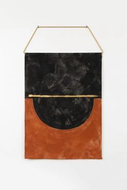 Conejo & Co Puente Wall Hanging - Black + Earth
