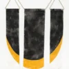 Conejo & Co Zorro Wall Hanging - Black, Yellow And White 2 Conejo & Co Zorro Wall Hanging - Black, Yellow And White