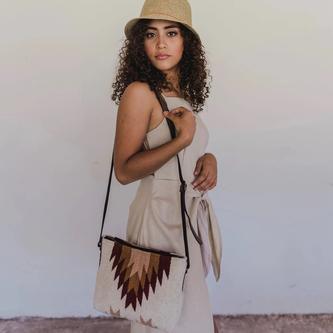 MZ Fair Trade Copal Wool Crossbody Bag 5 MZ Fair Trade Copal Wool Crossbody Bag