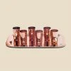 Sertodo Copper Copper Tequilero Shot Cup Flight Set Kitchen + Dining
