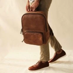 Nisolo Accessories Cordoba Backpack - Chestnut