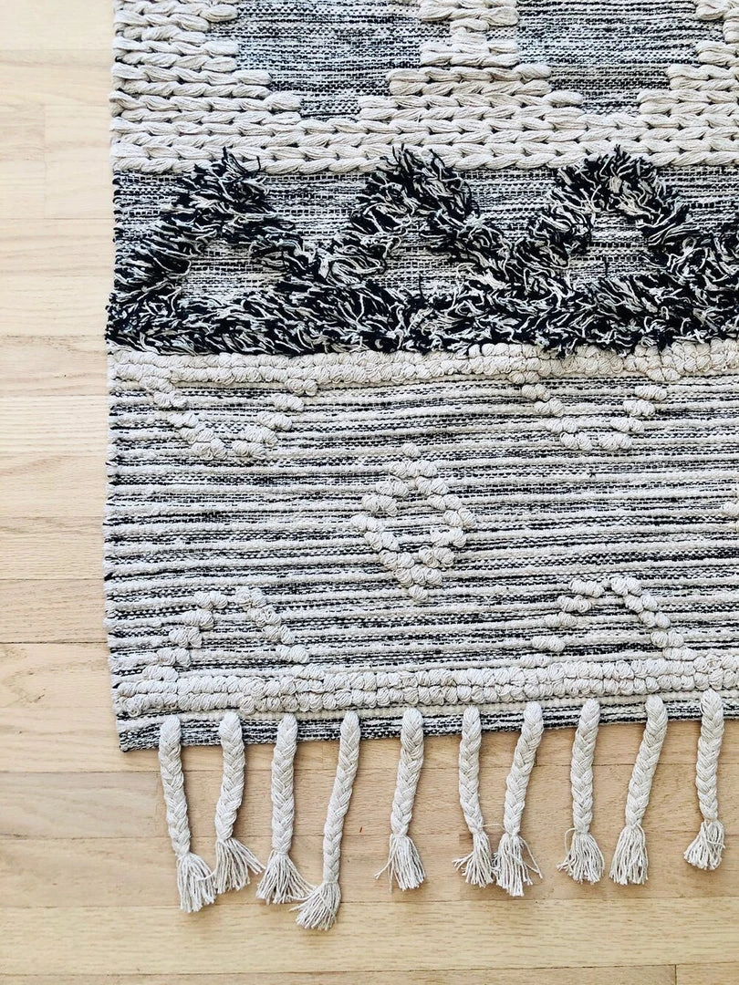 Amante Marketplace Shaggy Black Rug Home Goods 4 Amante Marketplace Shaggy Black Rug Home Goods