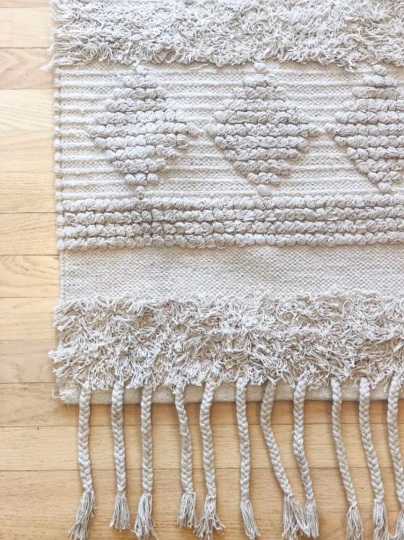 Amante Marketplace Cotton Shaggy Natural Rug 6 Amante Marketplace Cotton Shaggy Natural Rug