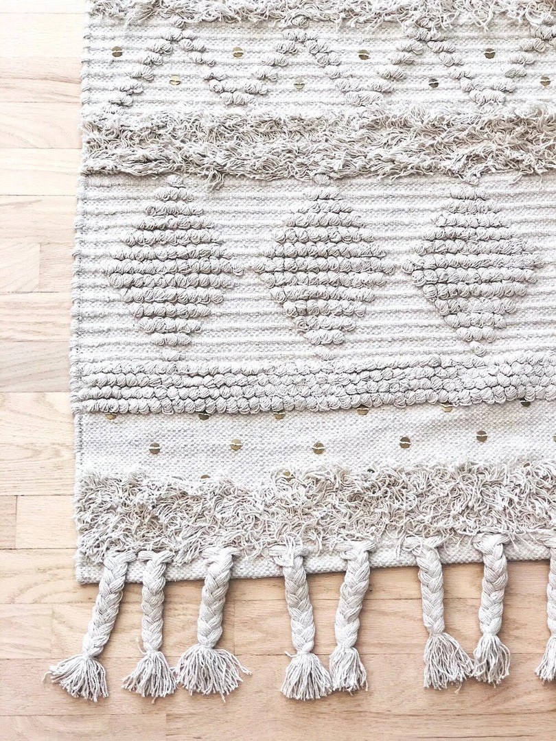 Amante Marketplace Cotton Shaggy Natural Rug 3 Amante Marketplace Cotton Shaggy Natural Rug