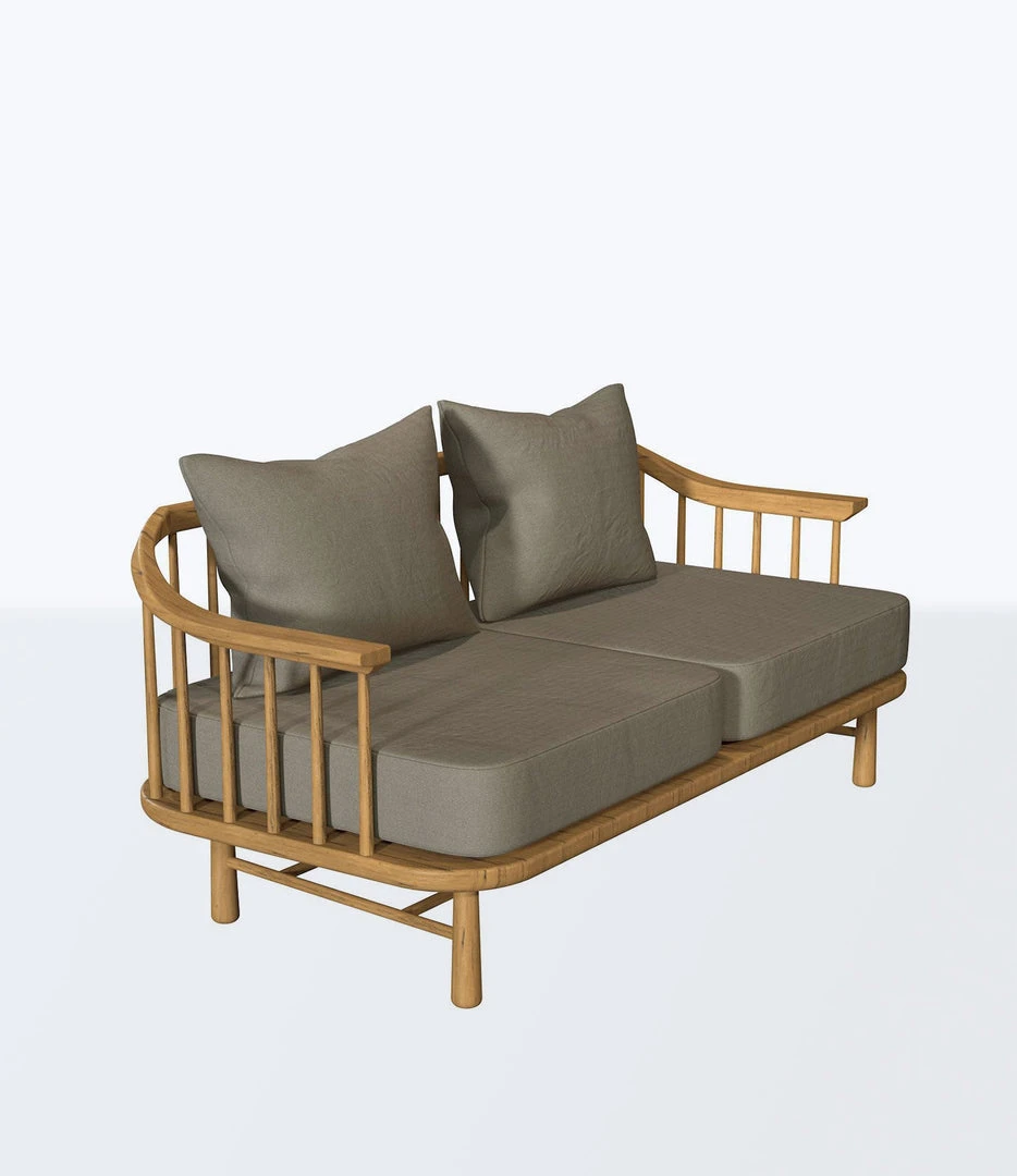 Masaya & Co. Coyolito Sunbrella Loveseat Sofa Furniture 3 Masaya & Co. Coyolito Sunbrella Loveseat Sofa Furniture