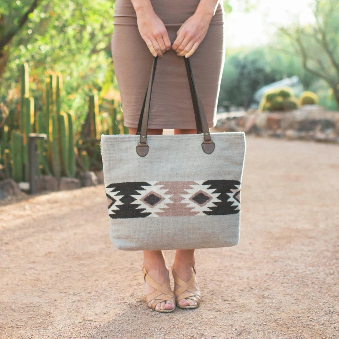 MZ Fair Trade Accessories Coyote Wool Tote Bag 7 MZ Fair Trade Accessories Coyote Wool Tote Bag