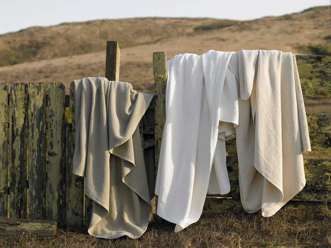 Coyuchi Honeycomb Blanket - Ivory 7 Coyuchi Honeycomb Blanket - Ivory