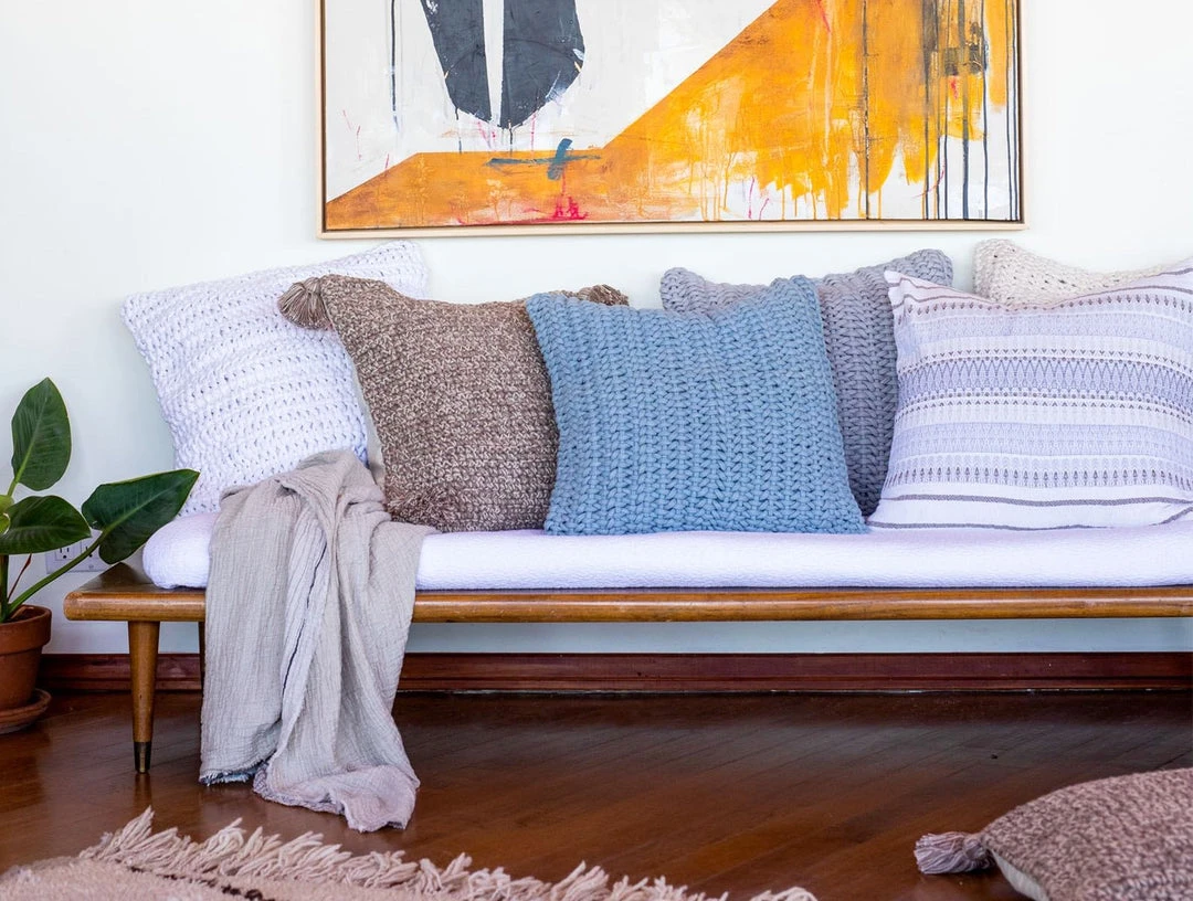 Coyuchi Lost Coast Pillow Cover - Earth Home Goods 4 Coyuchi Lost Coast Pillow Cover - Earth Home Goods