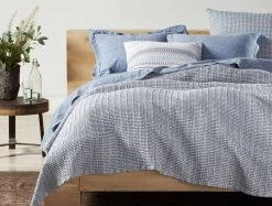 Coyuchi Lost Coast Pillow Cover - Marine Home Goods