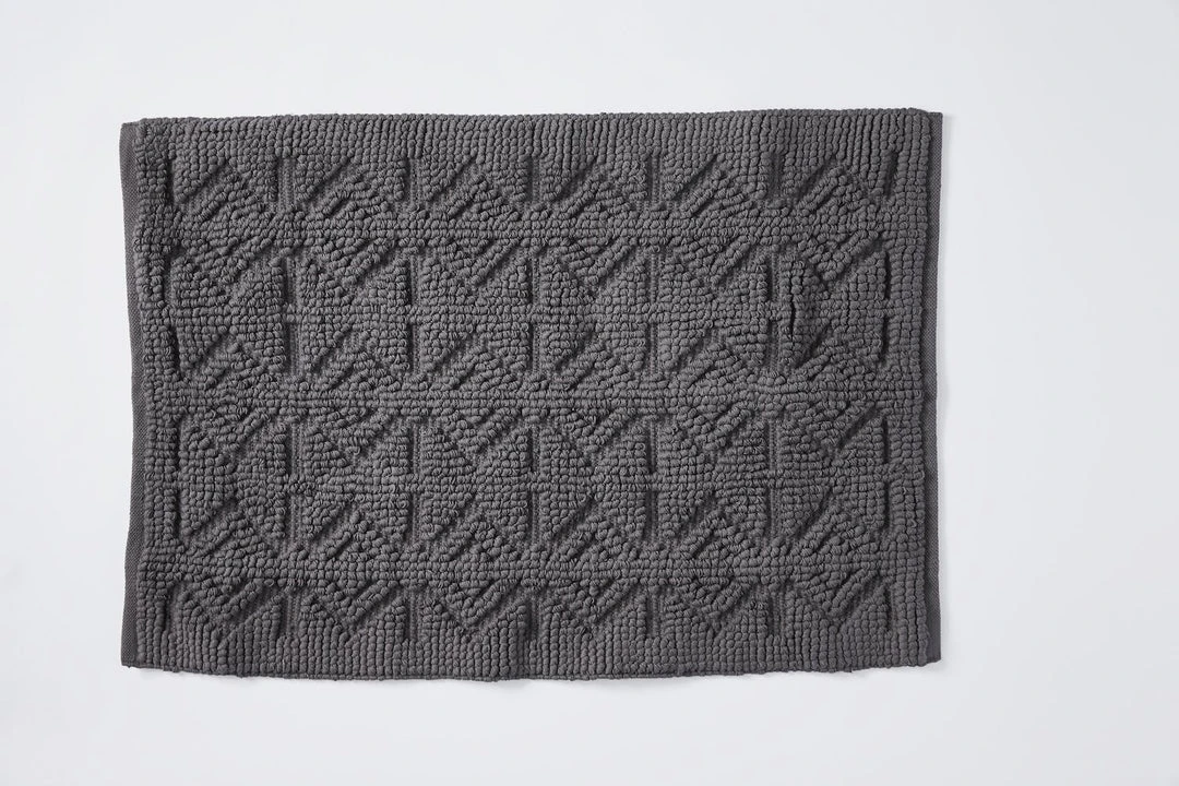 Coyuchi Home Goods Mosaic Canyon Bath Rug - Slate / Pavement 3 Coyuchi Home Goods Mosaic Canyon Bath Rug - Slate / Pavement