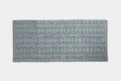 Coyuchi Mosaic Canyon Bath Runner - Palest Ocean / Slate Home Goods