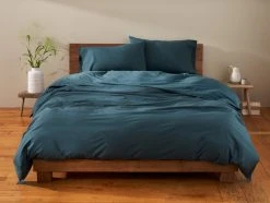 Coyuchi Crinkled Percale Duvet Cover Best Sellers