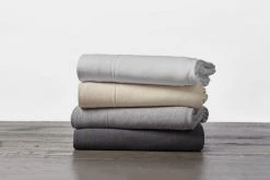 Coyuchi Jersey Envelope Pillowcase Set - Alpine White Home Goods