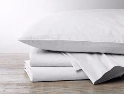 Coyuchi Percale Pillowcase Set - Alpine White Home Goods