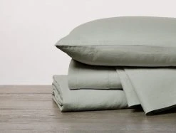 Coyuchi Home Goods Relaxed Linen Sheet Set - Laurel 11 Coyuchi Home Goods Relaxed Linen Sheet Set - Laurel