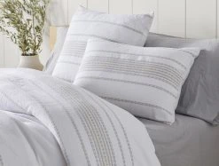 Coyuchi Rippled Stripe Duvet Cover 18 Coyuchi Rippled Stripe Duvet Cover