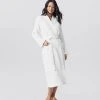 Coyuchi Unisex Waffle Robe - Alpine White Home Goods
