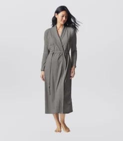 Coyuchi Solstice Robe - Slate
