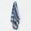 Creative Women Aden Bath Towel - Navy + Natural Home Goods