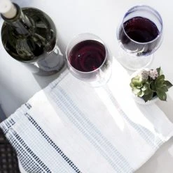 Creative Women Best Sellers Camden Hand Towel - Azure + Navy