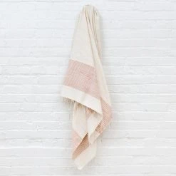Creative Women Home Goods Riviera Bath Towel - Blush