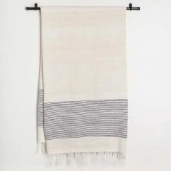 Creative Women Home Goods Riviera Bath Towel - Navy