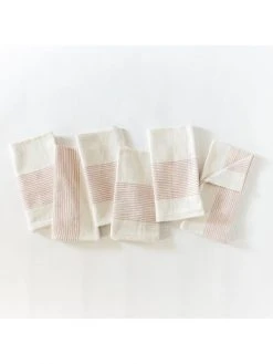 Creative Women Kitchen + Dining Riviera Napkin - Blush