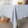 Creative Women Stone Washed Linen Tablecloth - Light Blue Kitchen + Dining