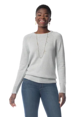 Synergy Organic Clothing Crew Sweater - Heather Gray Sale