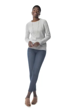 Synergy Organic Clothing Crew Sweater - Heather Gray Sale