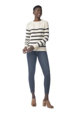Synergy Organic Clothing Crew Sweater - Stripe
