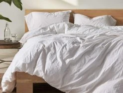 Coyuchi Crinkled Percale Duvet Cover Best Sellers