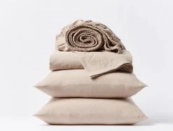 Coyuchi Crinkled Percale Sheet Set Home Goods