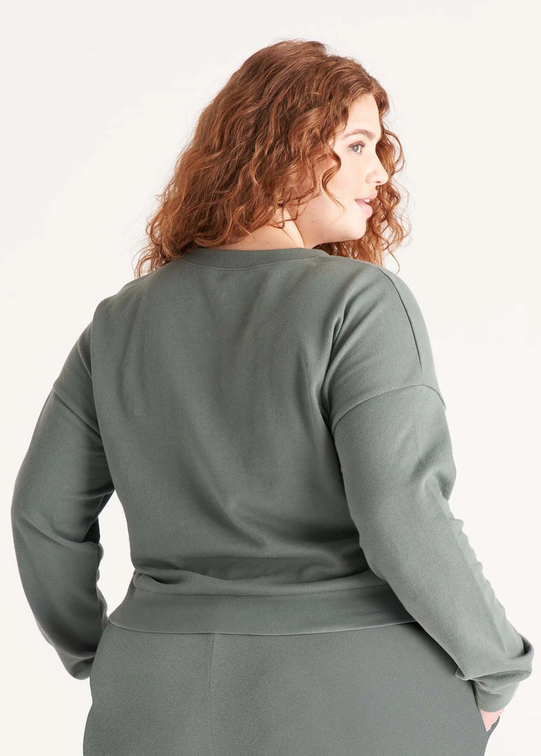 The Standard Stitch French Terry Crop Sweatshirt 14 The Standard Stitch French Terry Crop Sweatshirt