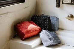 Anchal Cross Stitch Toiletry Bag - Navy 7 Anchal Cross Stitch Toiletry Bag - Navy