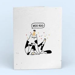 Cute Root Greeting Cards Sarcastic Cat Plantable Cards - 10 Pack 18 Cute Root Greeting Cards Sarcastic Cat Plantable Cards - 10 Pack