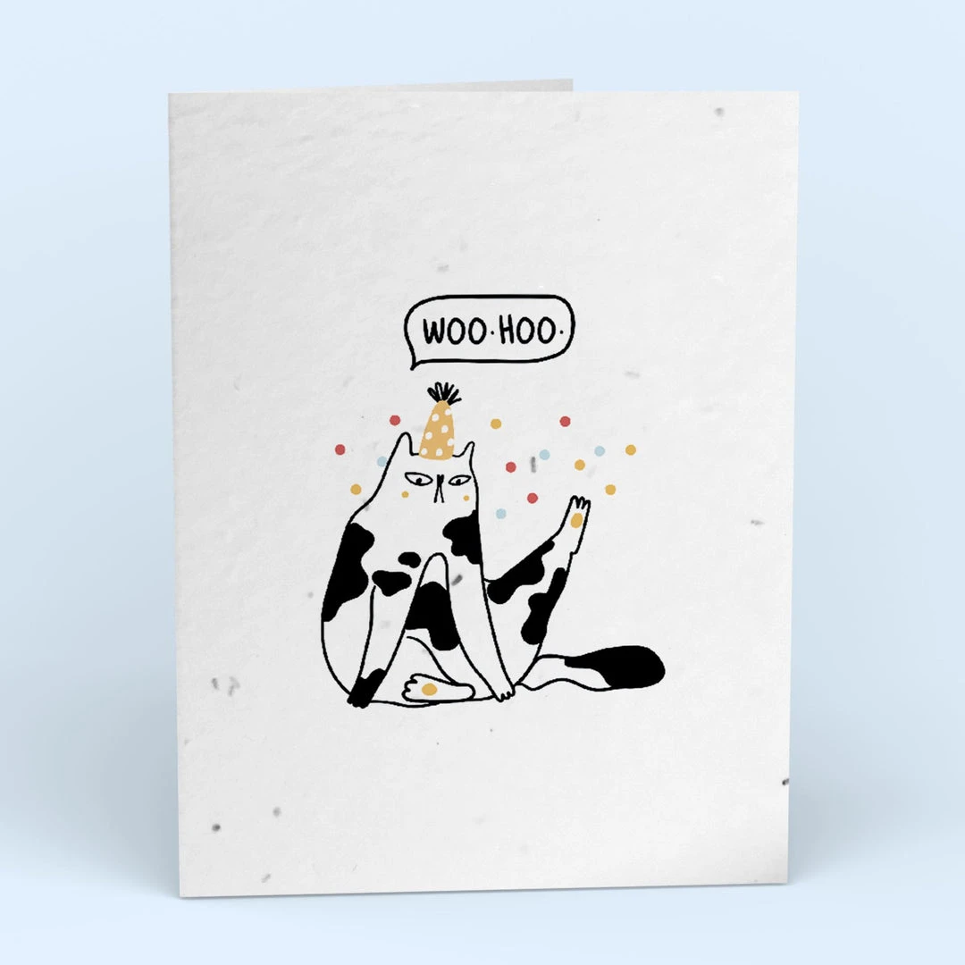 Cute Root Greeting Cards Sarcastic Cat Plantable Cards - 10 Pack 10 Cute Root Greeting Cards Sarcastic Cat Plantable Cards - 10 Pack