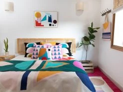 Leah Singh Dana Runner Rug - Navy