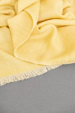 Studio Variously Dandelion Merino Throw Blanket Home Goods