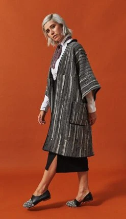 Darzah Black Tatreez Flat D'orsay