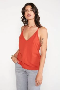 ÉTICA New Arrivals Dasha Cross Back Tank Top