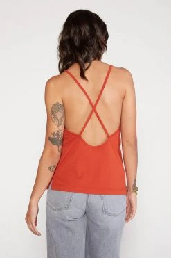 ÉTICA New Arrivals Dasha Cross Back Tank Top