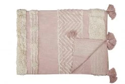 Casa Amarosa Desert Rose Tufted Throw Blanket
