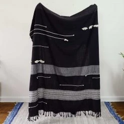 Ichcha Home Goods Desert Textured Throw Blanket