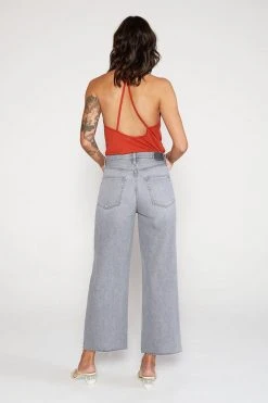 ÉTICA Devon Wide Leg Crop Jeans - Moonstone New Arrivals