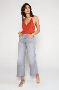 ÉTICA Devon Wide Leg Crop Jeans - Moonstone New Arrivals