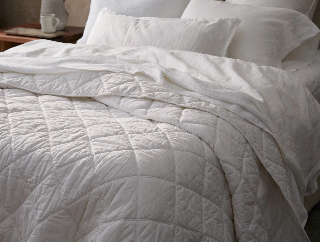 Coyuchi Home Goods Diamond Stitched Comforter 7 Coyuchi Home Goods Diamond Stitched Comforter