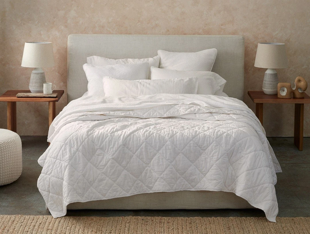 Coyuchi Home Goods Diamond Stitched Comforter 5 Coyuchi Home Goods Diamond Stitched Comforter