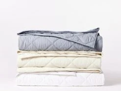 Coyuchi Home Goods Diamond Stitched Comforter