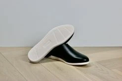 Dooeys Black Apple Leather House Mule